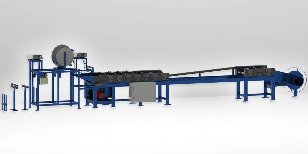 Flexible Duct Connector Machine - Connector Manufacturing equipment by Piton Engineering